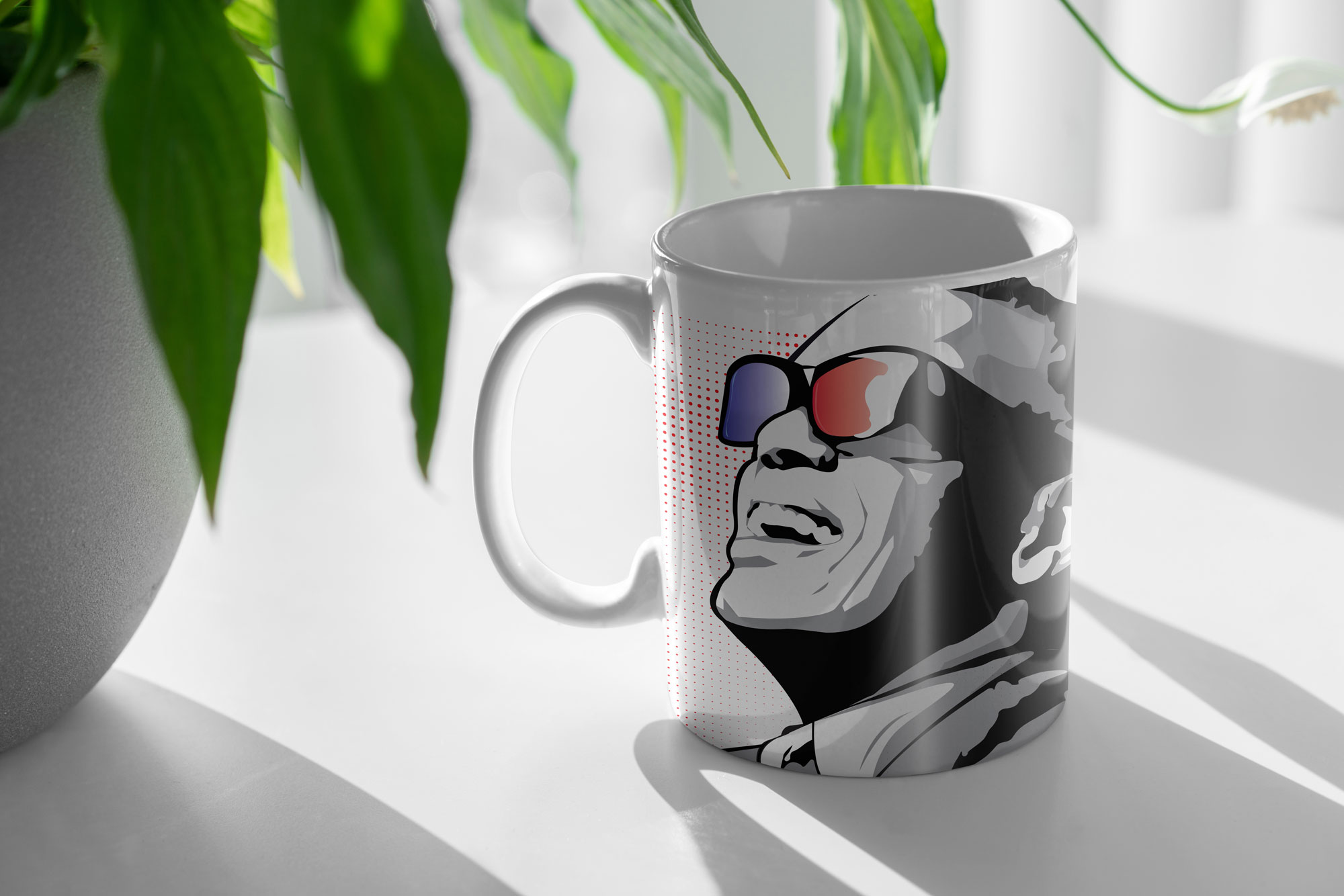 image of the greeting illustration in situation in social media cards formats